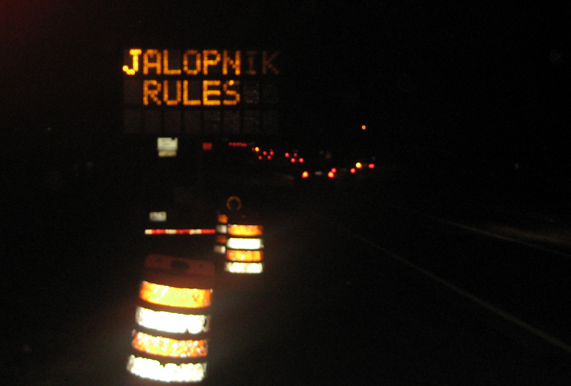 Illustration for article titled Hacked Electronic Road Sign Mega-Gallery